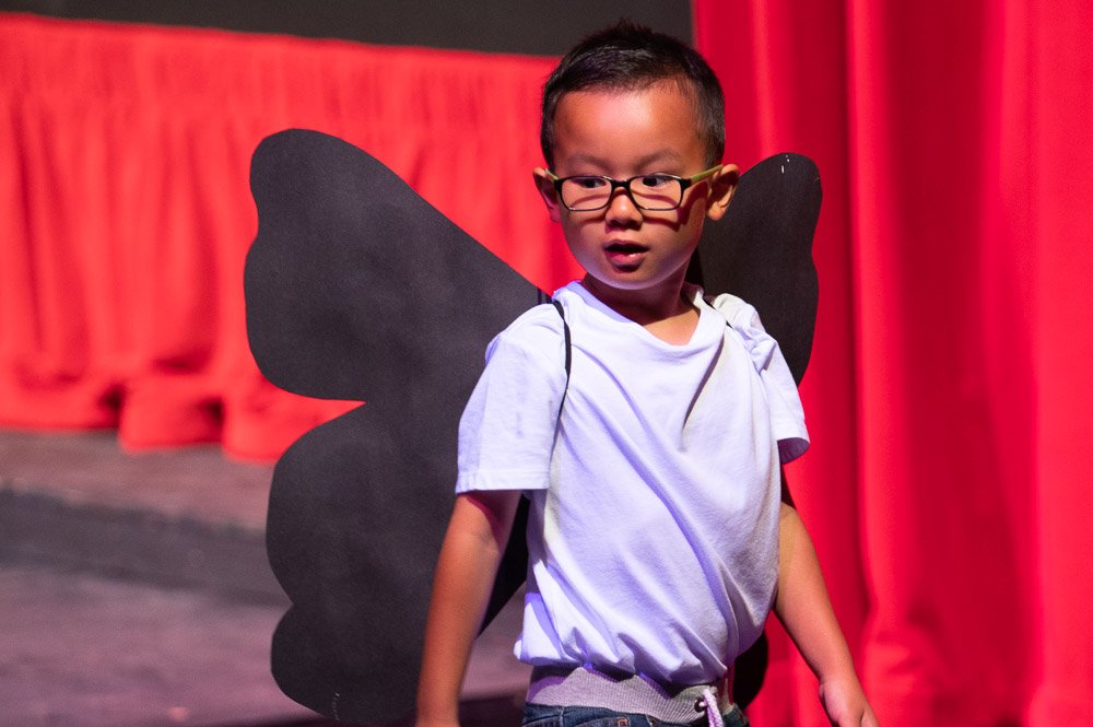 PreK-4 butterfly parade